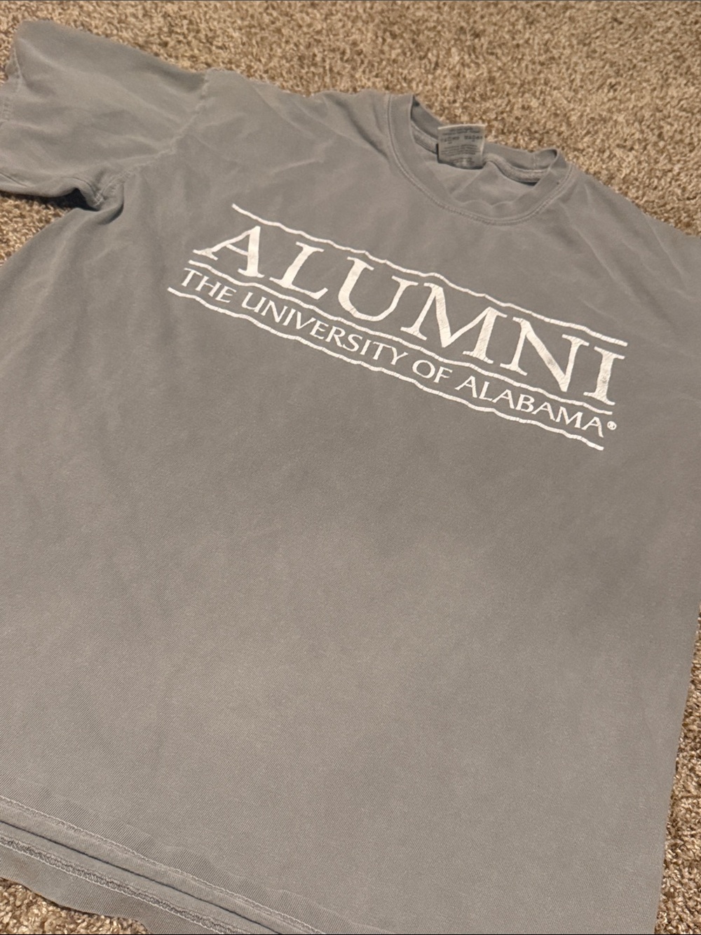 University of Alabama Alumni tee by Comfort Colors (M)